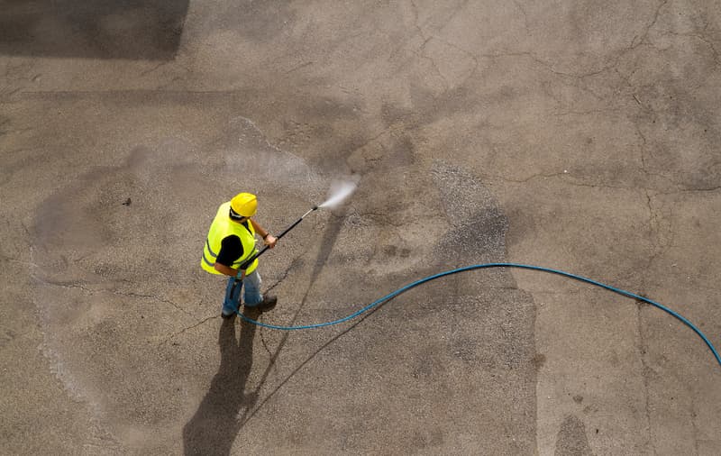 Concrete cleaning